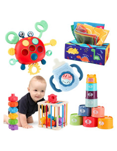 Juguete Montessori 5 en 1 KADAYAYA para Bebés 6-18 Meses