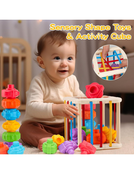 Juguete Montessori 5 en 1 KADAYAYA para Bebés 6-18 Meses