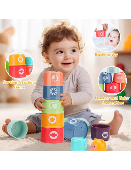 Juguete Montessori 5 en 1 KADAYAYA para Bebés 6-18 Meses