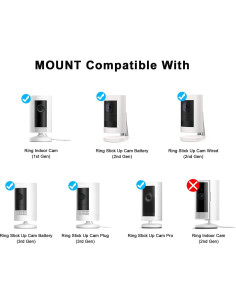 Soporte de Pared Ajustable BFYTN para Cámara Ring - 2 Piezas 2