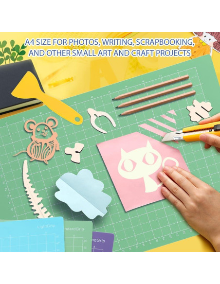 3 Mats de Corte Kryslanix para Cri-cut Joy Xtra 21.59x30.48cm