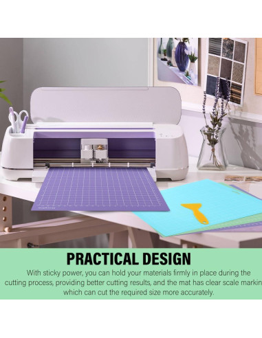 3 Mats de Corte Kryslanix para Cri-cut Joy Xtra 21.59x30.48cm