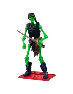 Figura de Acción Esqueleto Pirata Boss Fight 1:12 con Accesorios