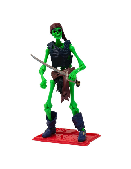 Figura de Acción Esqueleto Pirata Boss Fight 1:12 con Accesorios