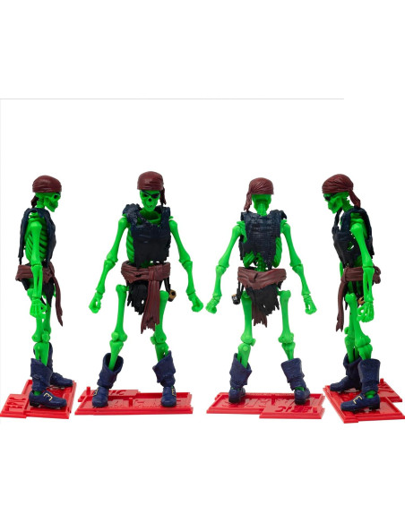 Figura de Acción Esqueleto Pirata Boss Fight 1:12 con Accesorios