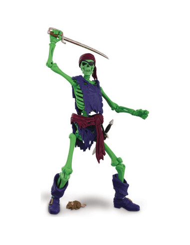 Figura de Acción Esqueleto Pirata Boss Fight 1:12 con Accesorios
