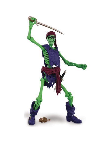 Figura de Acción Esqueleto Pirata Boss Fight 1:12 con Accesorios