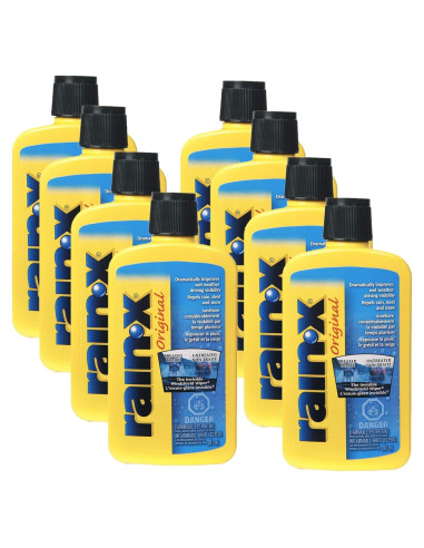 Tratamiento de vidrio Rain-X 800002243 - 207 ml 8 Pack