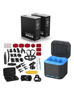 Paquete de 2 Baterías Enduro GoPro 1720mAh + Kit Accesorios