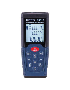 Medidor de Distancia REED R8010 hasta 100m, LCD, IP54