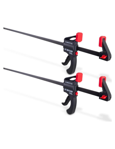 Abrazaderas de Barra POWERTEC 36" con Esparcidor 42" - 2PK