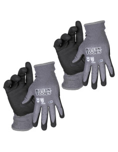 Guantes de Trabajo Klein Tools 60588, Resistentes a Cortes A4, 2 Pares