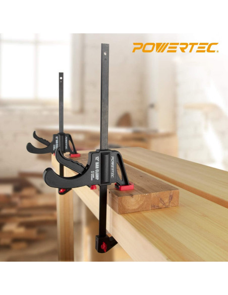 Abrazaderas de Barra POWERTEC 36" con Esparcidor 42" - 2PK