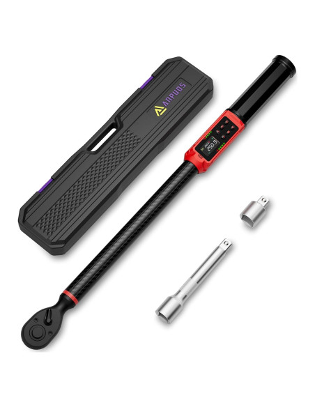 Llave de Torque Digital ANPUDS 1/2" 17-340Nm Fibra de Carbono