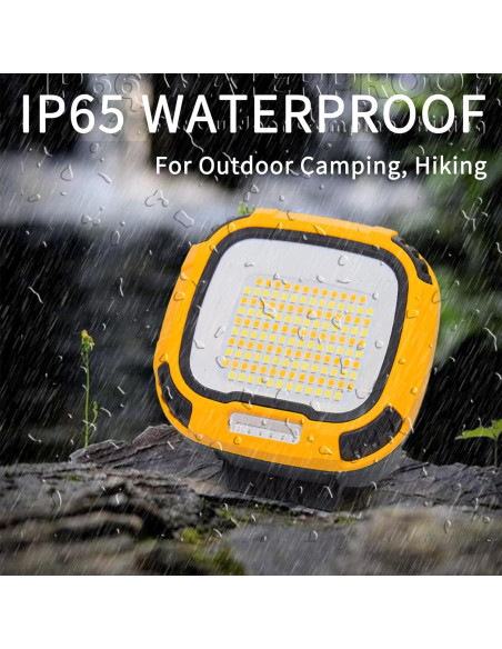 Paquete de 2 Luces de Trabajo LED GOZLILU 5000 Lúmenes Recargables