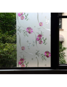 Película de Ventana VSUDO 44.5x400cm Crisantemo Púrpura 2