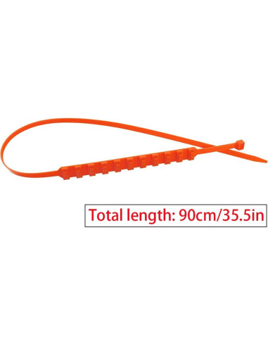 Cadena Antideslizante para Neumáticos de Nieve DZS Elec 10pcs 900mm