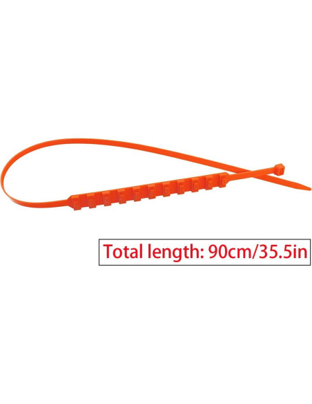 Cadena Antideslizante para Neumáticos de Nieve DZS Elec 10pcs 900mm