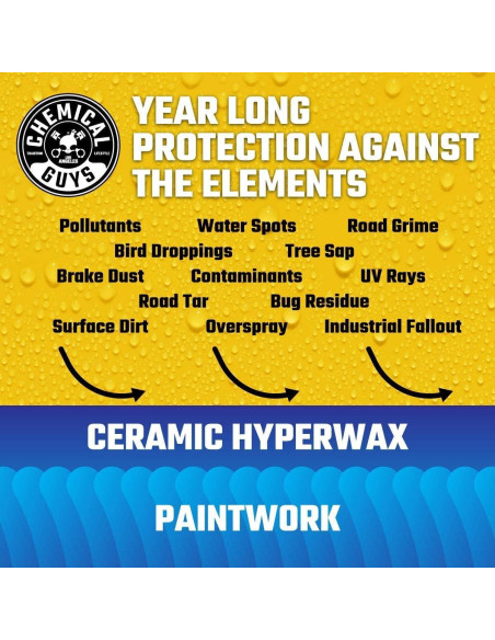 Cera Cerámica HydroSlick Chemical Guys 473 ml - Brillo Intenso