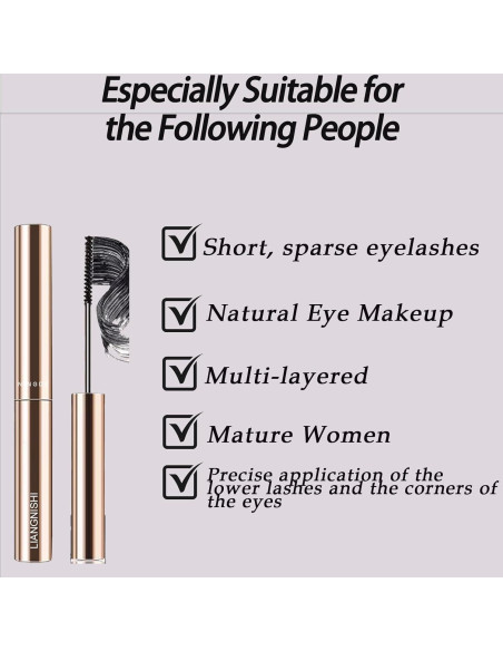 Máscara Voluminizadora Okerker para Pestañas Cortas 9g