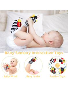 Juego de Regalo para Bebés iAOVUEBY - Canasta Abeja 0-6 Meses 2