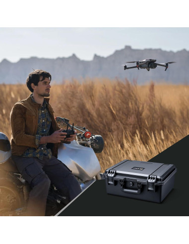 Estuche Duro Impermeable Lykus PVC1 para Cámaras y Drones