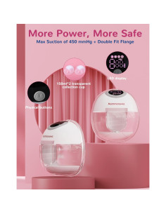 Extractor de Leche Eléctrico Mammanuwa S32 - Portátil, 4 Modos, 9 Niveles 2