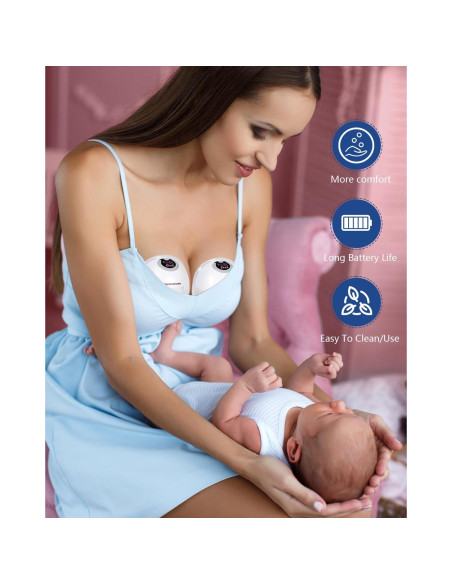 Extractor de Leche Eléctrico Mammanuwa S32 - Portátil, 4 Modos, 9 Niveles