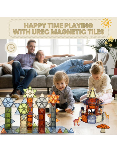 Azulejos Magnéticos UREC 100PCS Juguetes de Construcción 3D