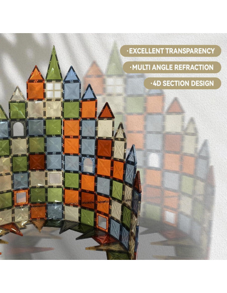 Azulejos Magnéticos UREC 100PCS Juguetes de Construcción 3D