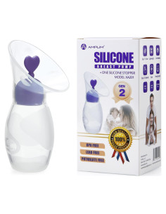 Extractor de Leche Manual Amplim Gen 2 118ml Silicona BPA Free