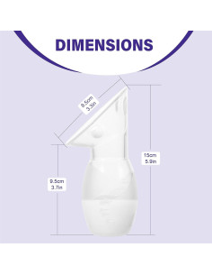 Extractor de Leche Manual Amplim Gen 2 118ml Silicona BPA Free 2