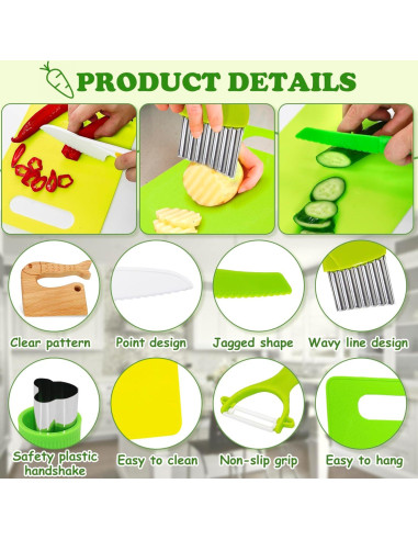 Juego de Cocina Montessori 15 PCS para Niños UBANTE