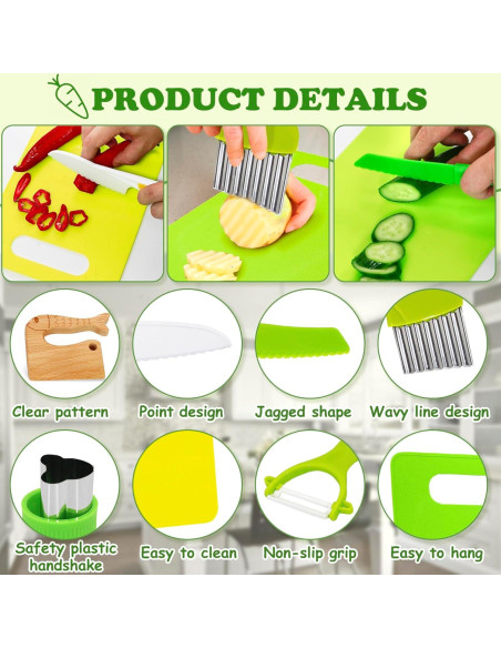 Juego de Cocina Montessori 15 PCS para Niños UBANTE