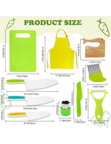 Juego de Cocina Montessori 15 PCS para Niños UBANTE