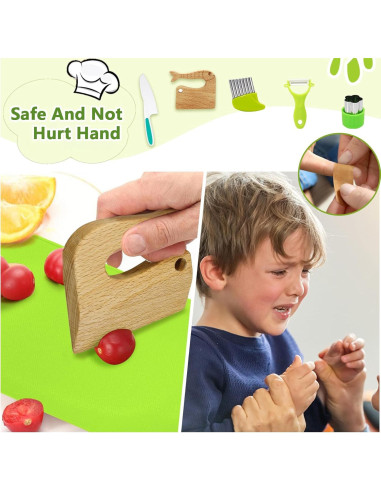 Juego de Cocina Montessori 15 PCS para Niños UBANTE