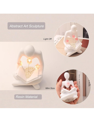 Lámpara Tulipán ITOWNKN LED Escultura de Lectura 6.1x11.5cm
