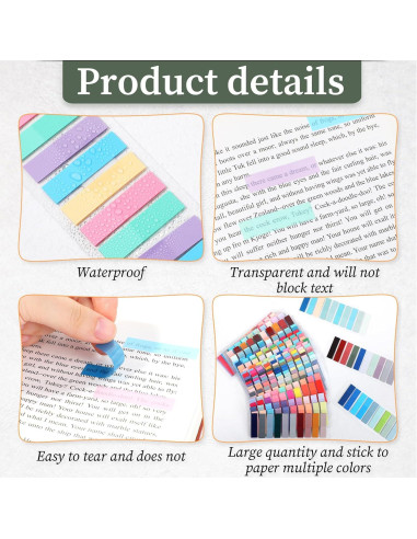 8000 Pestañas Adhesivas Transparentes Vin Beauty - 40 Juegos