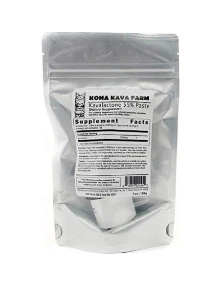 Pasta de Kavalactona 55% Kona Kava Farm 28.35 g Pasta de Kavalactona 55% Kona Kava Farm 28.35 g