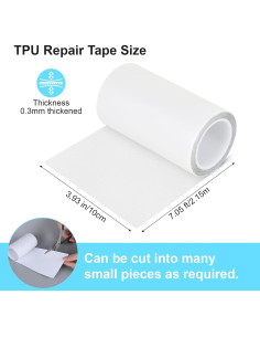 Kit de Reparación Cinta TPU Transparente HIFILTURE 2.13m 2