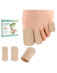 Protectores de Dedos Welnove - 16 Fundas de Gel con Aloe Vera