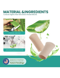 Protectores de Dedos Welnove - 16 Fundas de Gel con Aloe Vera 2
