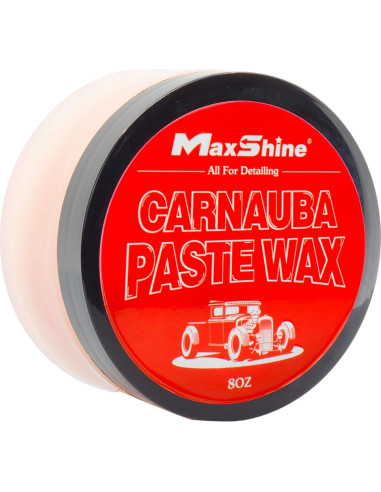 Cera de Carnauba Maxshine 227g - Brillo profundo y duradero