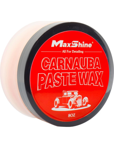 Cera de Carnauba Maxshine 227g - Brillo profundo y duradero