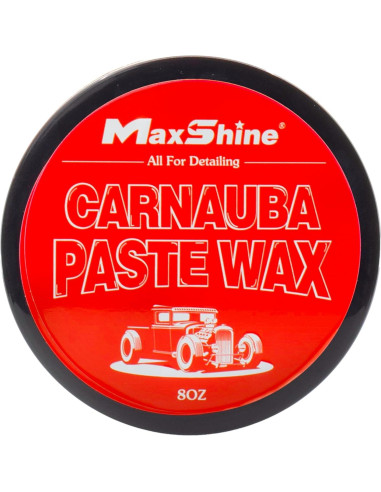 Cera de Carnauba Maxshine 227g - Brillo profundo y duradero