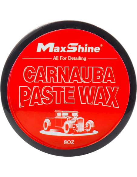 Cera de Carnauba Maxshine 227g - Brillo profundo y duradero