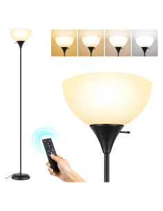 Lámpara de Pie OUTON LED 9W con Control Remoto y 4 Colores