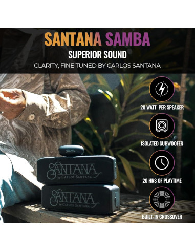 Altavoz Bluetooth SANTANA Samba 40W IP67 Inalámbrico