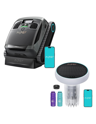 Limpiador de Piscina Robótico AIPER Scuba X1 con HydroComm Pro