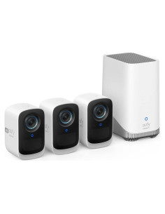 Kit de 3 Cámaras de Seguridad Inalámbricas eufy S300 4K